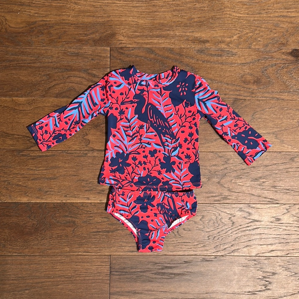 Size 3 Lilly Rashguard 2 piece